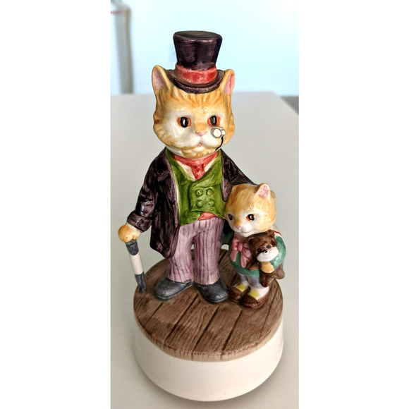Otagiri Other Otagiri Porcelain Music Box Cat Poshmark